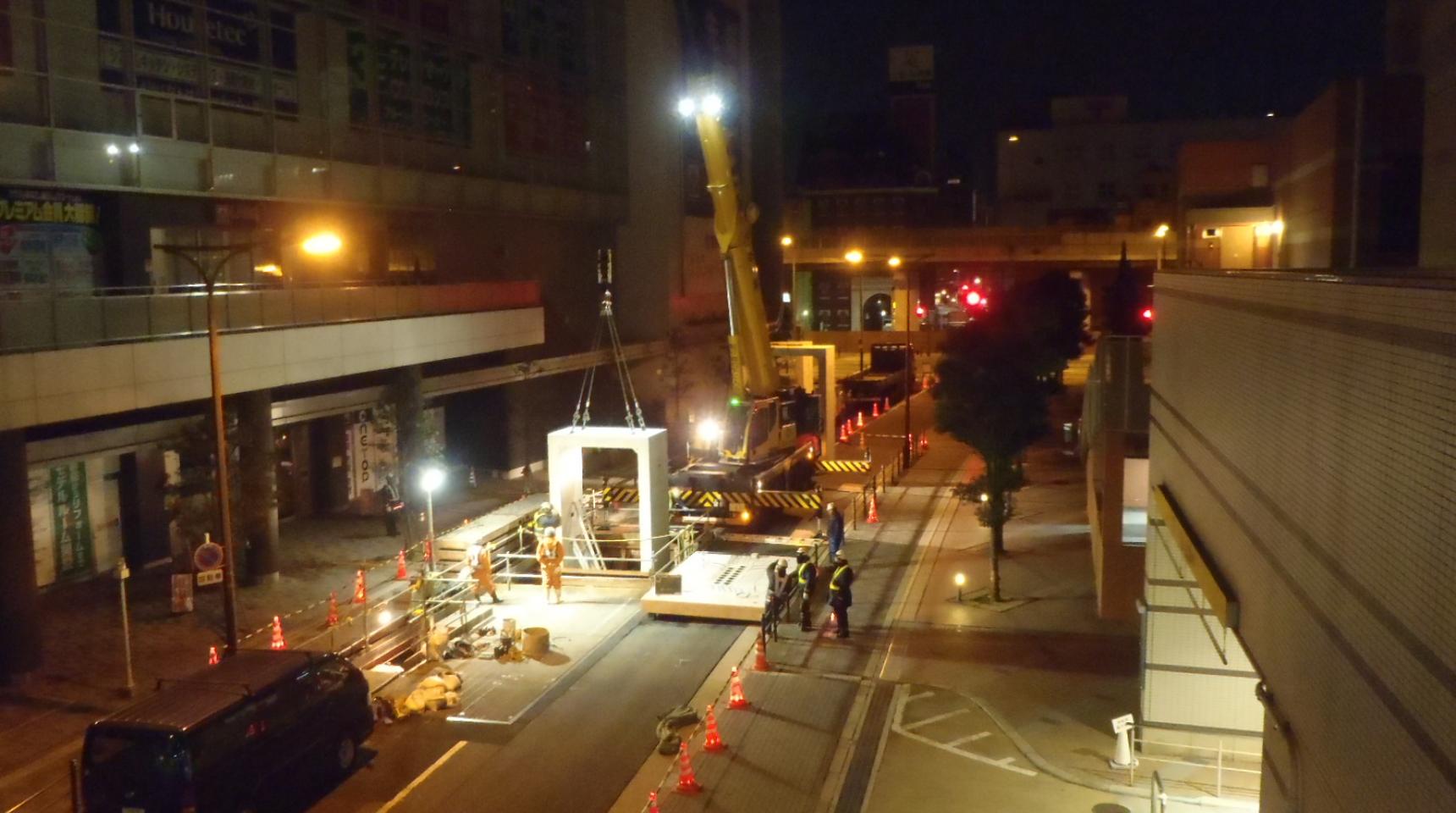 萩之茶屋難波線ケーブル取替に伴う管路新設工事