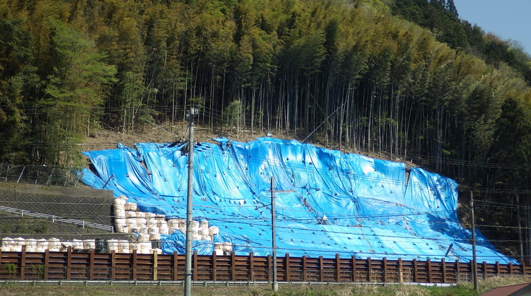 国道27号真倉地区法面災害対策工事