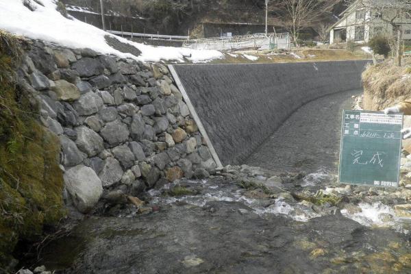 別所川（右岸）平成26年発生土木災害復旧工事