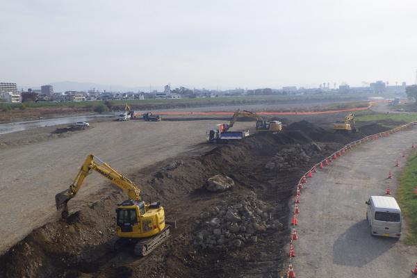 桂川桂上野河道掘削他工事